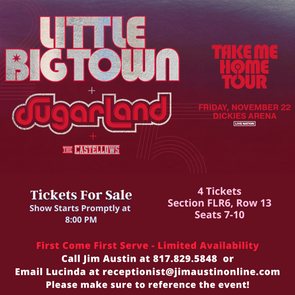 Little Big Town + Sugarland - Ticket Flyer