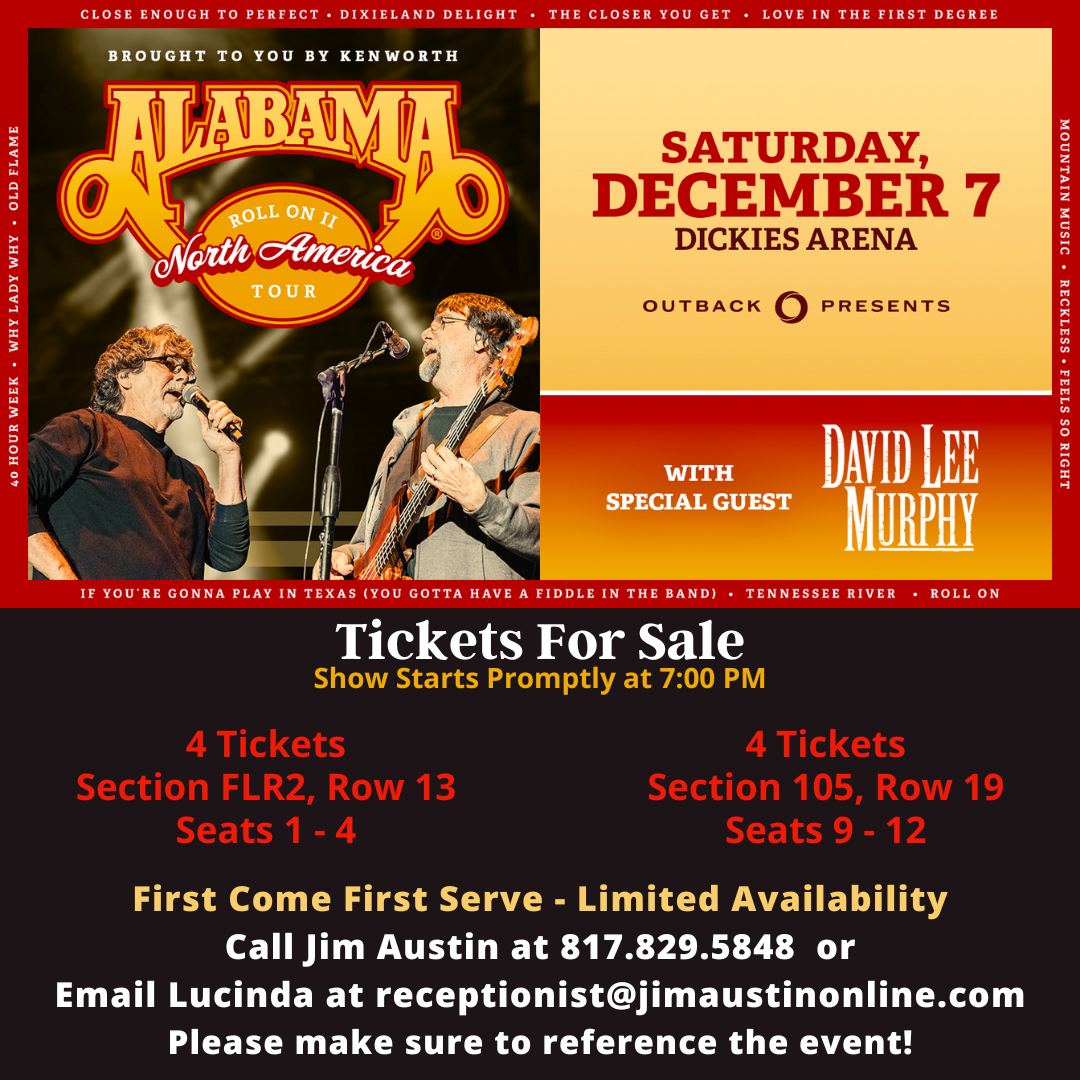 Alabama - Ticket Flyer