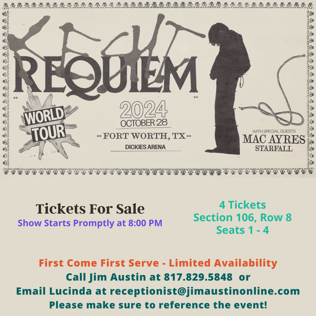 keshi Requiem Tour - Ticket Flyer